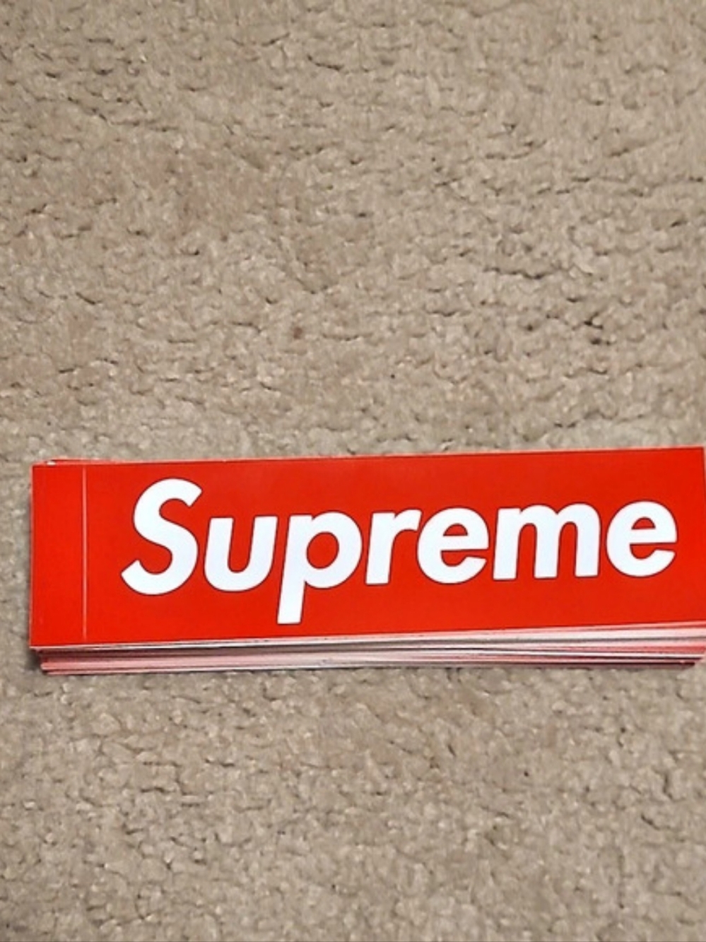 Supreme Classic Box Logo Sticker Logo Sticker Stack 100x